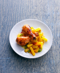 Chicken and pineapple