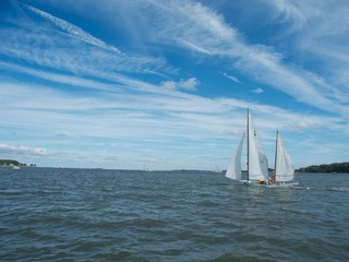 Sailboat at Sea