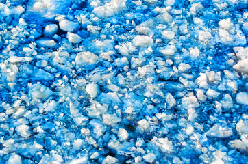 Ice texture sea water ocean