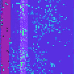 Obraz premium vector colorful glitch art background .