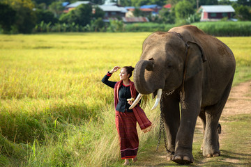 Beautiful women dressed in the gui traditional