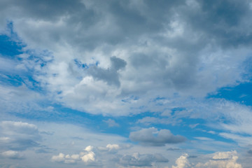 soft white cloud blue sky for background backdrop