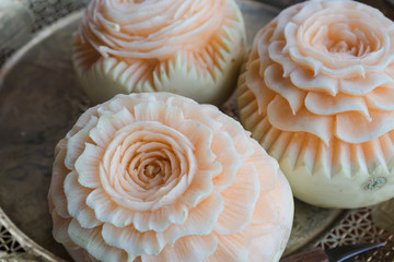 Cantaloupe melon fruit