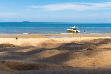 Fototapeta na wymiar The Beach at pattaya in Thailand.