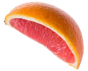 Blutorange auf Weiß