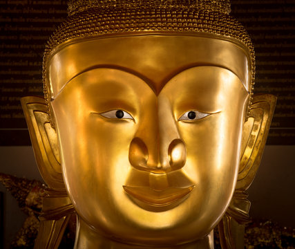 Phra phud in Wat Phra Thong Temple at Phuket, Thailand
