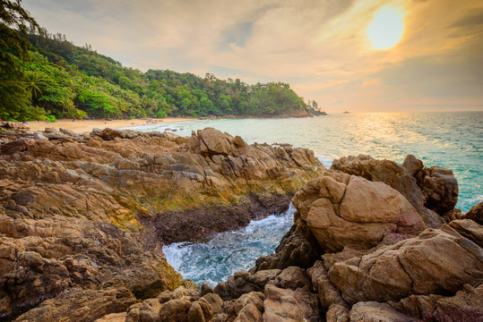 Landscape of Phuket View Point at Banana Beach, Phuket Province,