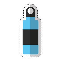 camping bottle canten icon vector illustration design