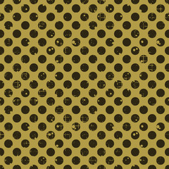 Seamless vector pattern, background Grunge texture with attrition, cracks and ambrosia. Old style vintage design. Graphic illustration.