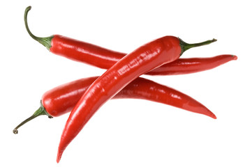 Pepperoni auf Wei&szlig;