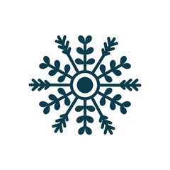 Snowflake winter symbol icon vector illustration graphic design