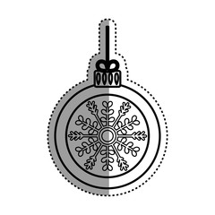 Obraz premium Christmas decorative symbol icon vector illustration graphic design