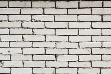 white brick wall