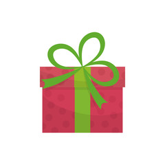 Gift present box icon vector illustration graphic design