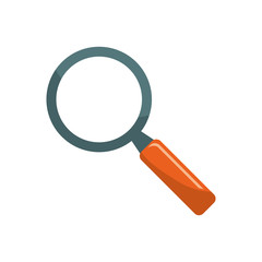 Magnifying glass lupe icon vector illustration graphic design