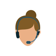 Call center and customer service icon vector illustration graphic design
