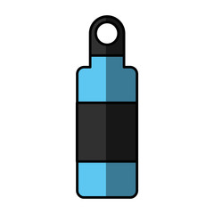 camping bottle canten icon vector illustration design