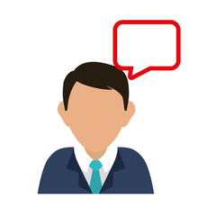 Chat bubble speakbox icon vector illustration graphic design