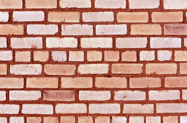 Obraz premium Red color brick wall trexture.