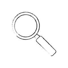 Magnifying glass lupe icon vector illustration graphic design