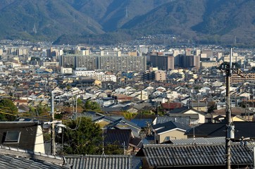 Fototapeta na wymiar 京都　山科区風景