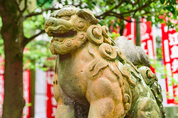 江島神社　狛犬