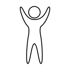 fitness sport athlete silhouette vector illustration design