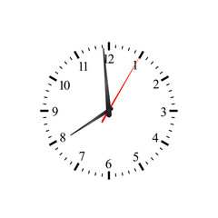 Simple Vector Business Clock