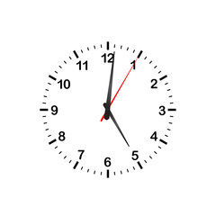 Fototapeta na wymiar Simple Vector Kitchen Clock