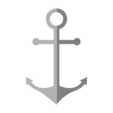 anchor maritime isolated icon vector illustration design