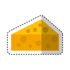 delicious cheese isolated icon vector illustration design