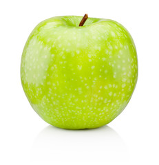 Green apple isolated on white background