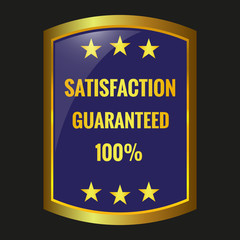 satisfaction guarantee label vector