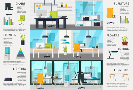 Workplace Interior Poster