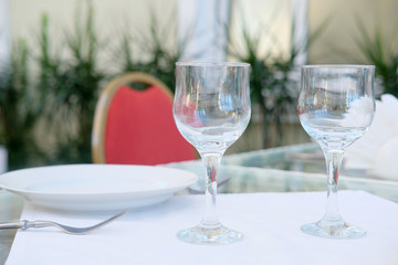 Interior of a modern restaurant