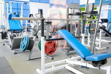 Fototapeta premium Interior of a fitness hall