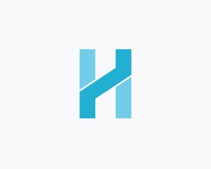 Obraz premium Letter H icon alphabet symbol. Letter H logo icon design vector sign. 