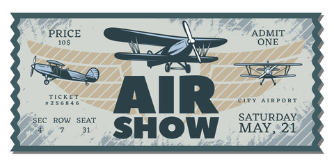 Vintage Air Show Pass Ticket