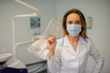 young woman dentist