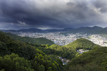 Fototapeta na wymiar Nagasaki city, Japan