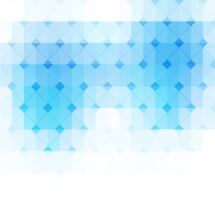 Vector abstract blue geometric background