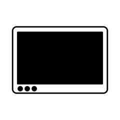 tablet electronic device icon vector illustration design