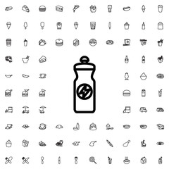 energy drink icon illustration