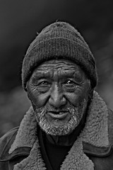 Nepalesischer Bettler in Nepal-Thame(4000hm)