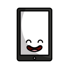 smartphone technology line icon vector illustration design