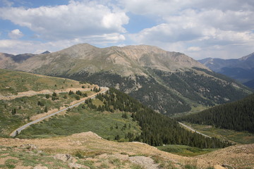 Fototapeta na wymiar Rocky Mountains in Colorado, USA