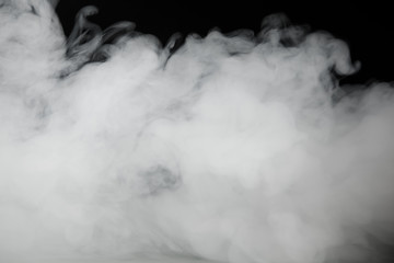 smoke background and dense fog