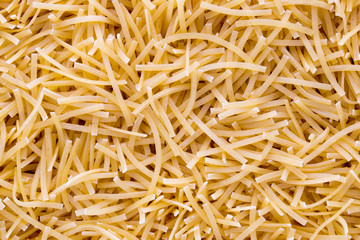 Italian pasta close up on background.