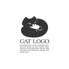 Cat symbol logo