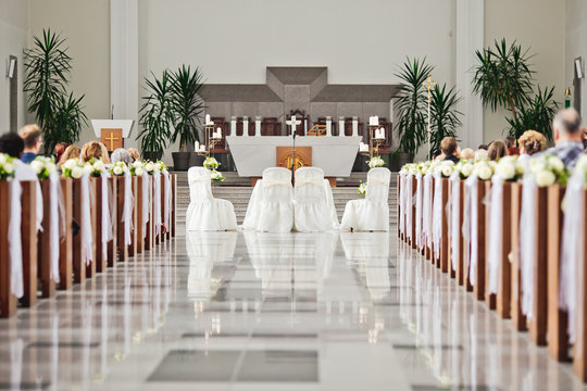 church before wedding ceremony